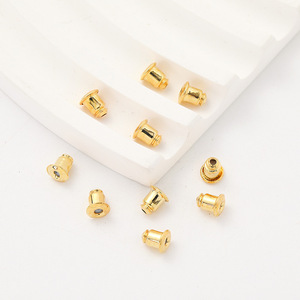 Plaquettes d'oreilles en acier inoxydable en forme de balle pour la fabrication de bijoux DIY, accessoires 043, origine Yiwu, automne 2022 - Product Image 3