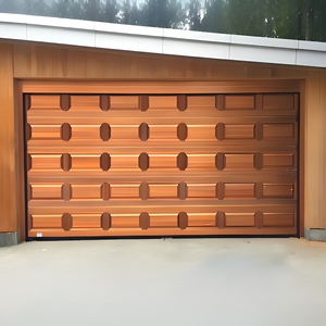 <span class=keywords><strong>Porte</strong></span> <span class=keywords><strong>de</strong></span> <span class=keywords><strong>garage</strong></span> sectionnelle isolée moderne certifiée antivol, <span class=keywords><strong>porte</strong></span> automatique à ouverture par le haut avec fenêtres arquées en verre trempé, villa résidentielle - Product Image 3