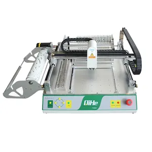 QIHE SMT оборудование для размещения TVM802B настольная машина для выбора и установки с соплом для сборки печатной платы
