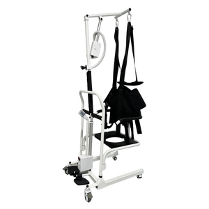 Sollevatore Elettrico Integrato per Sedia a Rotelle, Ausilio per Trasferimento Pazienti Disabili, Strumento Ausiliario per Bagno e WC, Capacità 135kg - Product Image 3