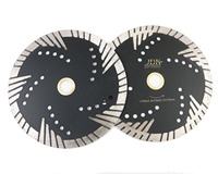 Disque de coupe turbo industriel de 6 pouces en titane pour le granit JDK