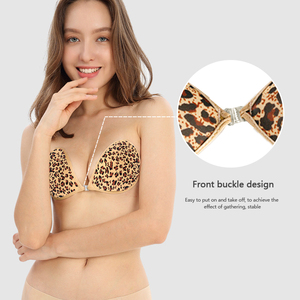 Phụ Nữ DGchic Sexy <span class=keywords><strong>Leopard</strong></span> In Push-up Áo Ngực Dây Miễn Phí Hàng Ngày Phong Cách Với Liền Mạch Phía Trước Đóng Cửa Bán Buôn - Product Image 3