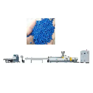 HDPE PE PP PS PET Rigid Plastic Single Screw Recycling Pelletizing Machine Line For Sale