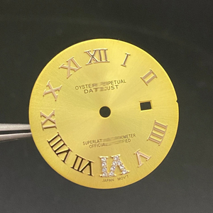 24.5mm高品質ローマ数字サンバースト文字盤 NH05ムーブメント用 腕時計改造アクセサリー - Product Image 4