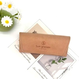 Sonnenbrillen Verpackung Luxus Brillen Lagerung Pu Leder Specs Fall Schwarz Weiß Rechteck Hersteller Brillen etui - Product Image 2
