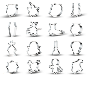 All'ingrosso stampo biscotto per <span class=keywords><strong>biscotti</strong></span> di <span class=keywords><strong>Halloween</strong></span> stampo fondente in acciaio inox <span class=keywords><strong>Halloween</strong></span> Cookie Cutter per la cottura della torta - Product Image 4