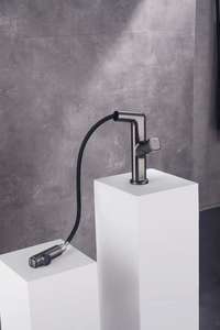 <span class=keywords><strong>Robinet</strong></span> de lavabo à poignée unique pour salle de bain, <span class=keywords><strong>robinet</strong></span> mélangeur pour lavabo à poser, finition chromée - Product Image 5