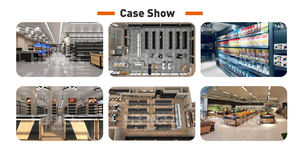 حلول معدات السوبر ماركت المعدنية Highbright وقفة واحدة لأرفف عرض متاجر البقالة الثقيلة ورفوف الجندول - Product Image 6