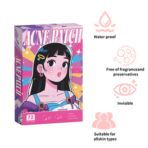 Patchs anti-acné hydrocolloïdes bicolores Kawaii, autocollants invisibles pour imperfections, compatibles avec les couvre-boutons, patchs de beauté pour les soins de <span class=keywords><strong>la</strong></span> peau - Product Image 5