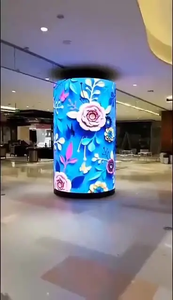 Người sử dụng P2 p2.5 P3 quảng cáo trong nhà linh hoạt hình trụ cong màn hình hiển thị LED linh hoạt Màn hình LED - Product Image 4