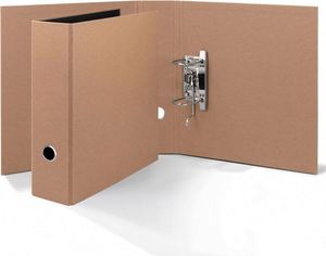 Classeur à levier 2 anneaux en kraft recyclé, personnalisable, écologique, multifonctionnel, avec couverture en PP/PVC/papier et impression sur mesure - Product Image 4