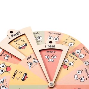 Biểu đồ cảm xúc giáo dục đồ chơi dễ thương biểu đồ cảm xúc biểu đồ cảm xúc bằng gỗ - Product Image 4