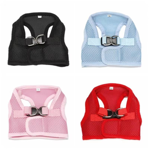 Arnés de malla transpirable sin aprietos C024 para perros, de lona de poliéster XXL, con diseño de paso fácil para cierre, para perros pequeños y medianos. - Product Image 2