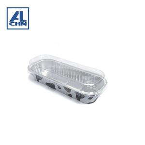 ALCHN 200ML/6.7oz Contenant alimentaire jetable en aluminium avec revêtement en feuille d'aluminium, résistant au four, outils de cuisson, boîte à <span class=keywords><strong>pain</strong></span> pour micro-ondes - Product Image 6