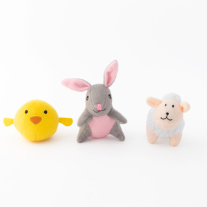 ปรับแต่งตะกร้าอีสเตอร์ Play ชุดตุ๊กตา Plush Bunny ไก่แกะอีสเตอร์ของเล่น - Product Image 2
