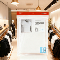 Sacs à fermeture éclair personnalisés pour sous-vêtements, gilets et chaussettes |   Emballage durable imprimé en gravure |   Exportation professionnelle