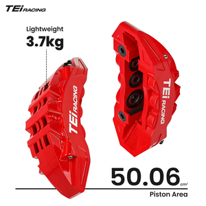 Kit d'étriers <span class=keywords><strong>de</strong></span> <span class=keywords><strong>frein</strong></span> <span class=keywords><strong>avant</strong></span> BBK 6 pistons TEI P60EV pour Honda Civic EK EK9 EP3 FD2 FN2 FL5 - Product Image 3