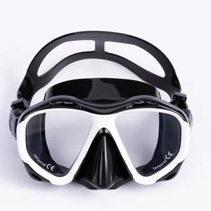 Máscara de Buceo de Doble Lente, Vidrio Templado, Silicona Líquida, para Adultos, Snorkel, Deportes Acuáticos - Product Image 3