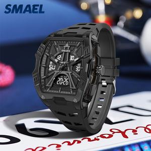 Montre de marque SMAEL 8131, très vendue, style sport de luxe, bracelet en silicone, étanche 5ATM, montre à quartz pour homme - Product Image 3
