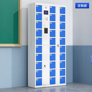 ตู้เก็บของโลหะ Xinlongfei 40 ช่อง พร้อมระบบควบคุมการเข้าออกอัจฉริยะ สำหรับสำนักงาน ชาร์จโทรศัพท์ และเก็บของอย่างปลอดภัย - Product Image 4