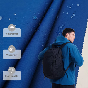 240T pongee Polyester Vải Heavyweight không thấm nước độ bền màu kiểm tra đồng bằng nhuộm ngoại quan chức năng công nghệ chàng trai cô gái phù hợp với - Product Image 6