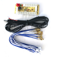 Kit Pengontrol DIY Arcade 1 Pemain, Encoder USB ke PC Game, 6 Tombol untuk Bagian Joystick Arcade