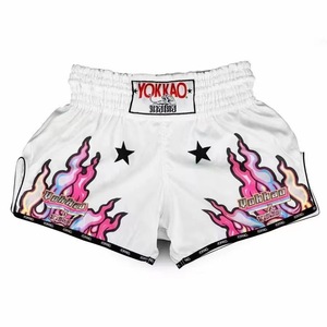 Men <strong>Women</strong> Adults New <strong>Boxing</strong> <strong>Shorts</strong> Pants Front Logo Cross-Border Martial Arts Wear 100% Polyester Breathable - Product Image 4