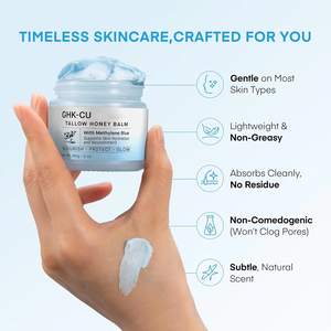 Crème Visage au Peptide de Cuivre GHK-Cu et Suif de Bœuf, Hydratant Raffermissant Anti-rides aux Céramides et Niacinamide - Product Image 4