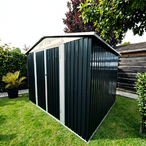 Caseta Moderna para el Hogar de 10x12 Pies con Puertas con Cerradura, Adecuada para Almacenamiento de Muebles de <span class=keywords><strong>Patio</strong></span> y Organización de Herramientas - Product Image 2