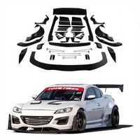 Kit Body Lebar Gaya Rocket Bunny Berkualitas Tinggi untuk Modifikasi Upgrade Mazda RX8, Kit Performa Aerodinamis, Suku Cadang Mobil