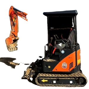 Mini-excavatrice sur chenilles Hitachi ZX17 d'occasion, 1 tonne, moteur importé, peinture d'origine, accessoire tarière, brise-roche - Product Image 1