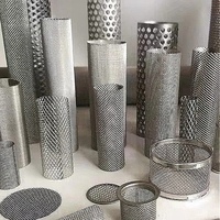 304 kawat baja tahan karat Mesh Range Hood Filter 40 Mesh saringan 2025 baru 316L disinter logam Filter cakram bulat