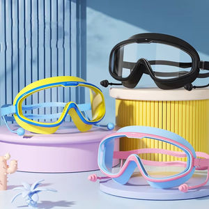 <span class=keywords><strong>Gafas</strong></span> de natación con marco de silicona transparente de alta definición, diseño impermeable, <span class=keywords><strong>gafas</strong></span> de natación de moda para niños para uso del bebé - Product Image 1