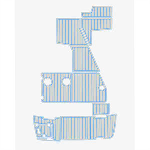 พื้นเรือไม้สักโฟม EVA สำหรับ2008 <span class=keywords><strong>2565</strong></span>เรืออุปกรณ์เสริมเรือ - Product Image 3