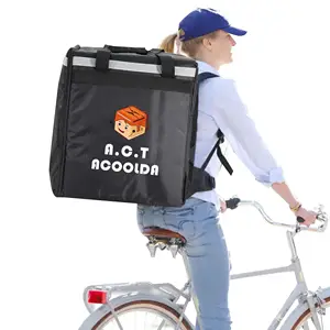 Takeaway Warm Thermal Insulated With Logo Pizza Delivery Backpack Delivery Bag Food Delivery Bag