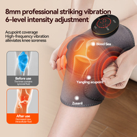 Masseur de jambes et de mollets à compression d'air pour toute la jambe, pliable, avec fonction chauffante