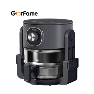 2L ตะกร้าคู่ + หม้อทอดลม2L 850W ควบคุมด้วยลูกบิดทำความสะอาดง่ายไม่ติดสำหรับห้องครัวในบ้าน - Product Image 1