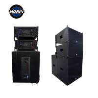 Equipo de Sonido Profesional Amplificadores de Altavoz Audio para Conciertos al Aire Libre Escenario y Altavoces Line Array