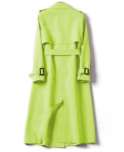 <span class=keywords><strong>Manteau</strong></span> coupe-vent croisé pour <span class=keywords><strong>femme</strong></span>, nouvelle collection Printemps-Automne 2026, style coréen et britannique, mi-long, grandes et petites tailles, en polyester - Product Image 6