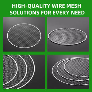 कारखाने मूल्य कस्टम आकार के उभरा बार्बेक्यू कैंपिंग पिकनिक के लिए लोहे के तार जाल ग्रिल का उपयोग लोहे के तार जाल - Product Image 5