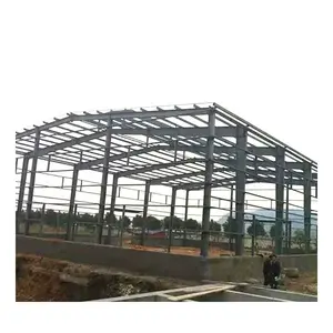 Frame Construction Small Industrial Project Modular Folding Portable Workshop Building Low Cost Steel Light 1 to 4 Spans Aisi
