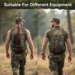 Hunting Backpack for Men Women, Waterproof Hunting Pack with Rain <b>Cover</b>, Long-Lasting 35L Camo Tactical Day Pack for Bow - Product Image 5