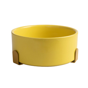 Bol pour chien en céramique personnalisé Wow, antidérapant, différentes tailles, bol pour nourriture et eau pour animaux de compagnie, support amovible - Product Image 5
