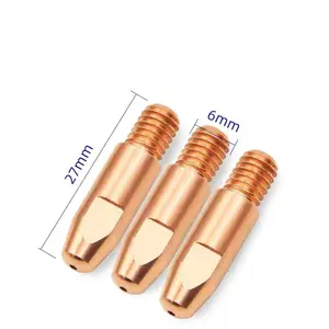 Copper 24kd American Type Perfect Contact Tip For Welding Manufacturing Machine