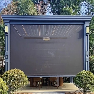 Pergola motorisée à lames orientables, imperméable, bioclimatique, avec gouttière dissimulée - Product Image 3