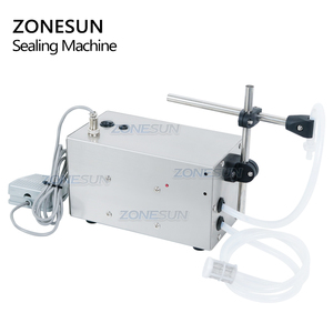 ZONESUN semi-automatique petite bouteille boissons remplisseur d'eau huile comestible jus de fruits vin soja lait boisson Machine de remplissage - Product Image 5