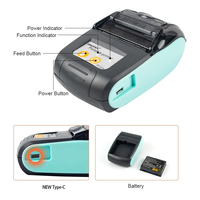 Stampante Termica Portatile per Ricevute con Custodia Gratuita, Carta da 58mm, USB e Wireless, Garanzia di 1 Anno, Disponibile