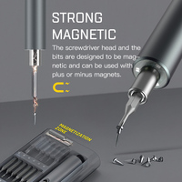 Kit d'embouts de tournevis électrique magnétique professionnel 51 en 1 jeu de tournevis de précision pour Kit d'outils de réparation d'ordinateur portable de téléphone