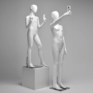 Vitrine COLIN-3 Mannequin poupée en fibre de verre enfant vêtements Mannequin d'affichage à vendre - Product Image 5