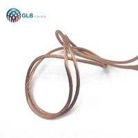 Prix usine GLB TJRX/TJR BNC Câble de terre femelle rouge/blanc, multibrin, nu/étamé, en cuivre C11000 pour mise à la terre de ponts électriques